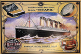 PLAQUE MÉTAL TITANIC 30X20 CM - PLAQUE DECORATIVE