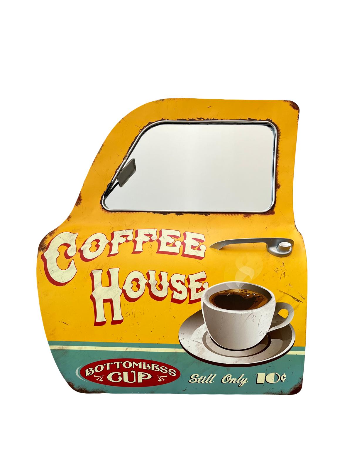 PORTIÈRE MÉTAL COFFEE HOUSE H.50CM - PORTIÈRE DECORATIVE