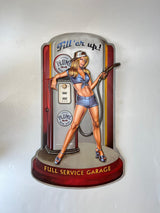 PLAQUE PIN-UP MÉTAL FILL UP 70X45 CM - PLAQUE DECORATIVE