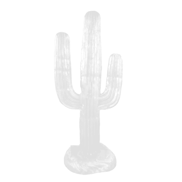 Statue Cactus Animaux Resine - 185cm - Blanc - ANIMAUX-RESINE.FR