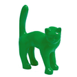 Statue Chat Animaux Resine - 35cm - vert - ANIMAUX-RESINE.FR