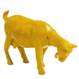 Statue Chevre Tete en Bas Animaux Resine - 60cm - Jaune - ANIMAUX-RESINE.FR