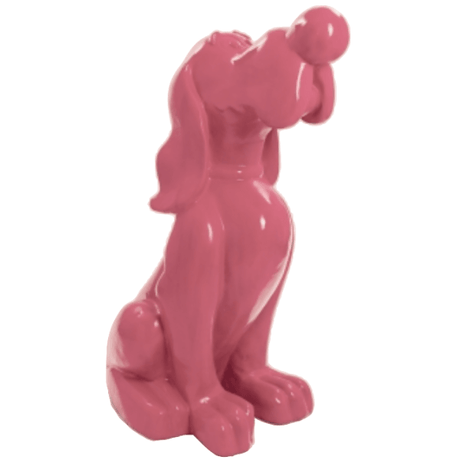 Statue Chien Snoopy Animaux Resine - 160cm - Rose Clair - ANIMAUX-RESINE.FR