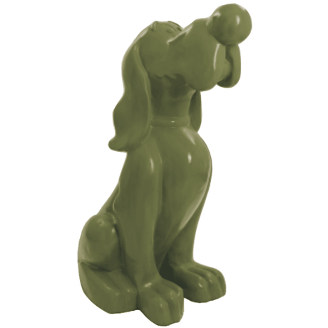 Statue Chien Snoopy Animaux Resine - 160cm - Vert Kaki - ANIMAUX-RESINE.FR