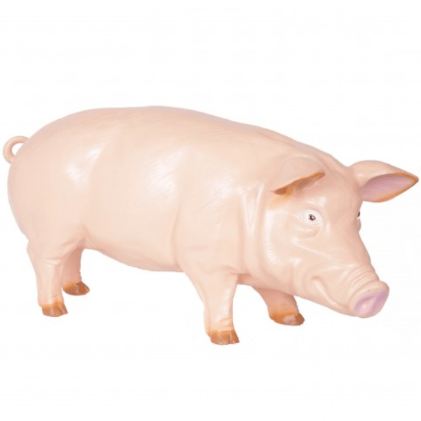 Statue Cochon Animaux Resine - 100cm - Naturel - ANIMAUX-RESINE.FR