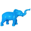 Statue Elephant Animaux Resine - 410cm - Bleu Ciel - ANIMAUX-RESINE.FR