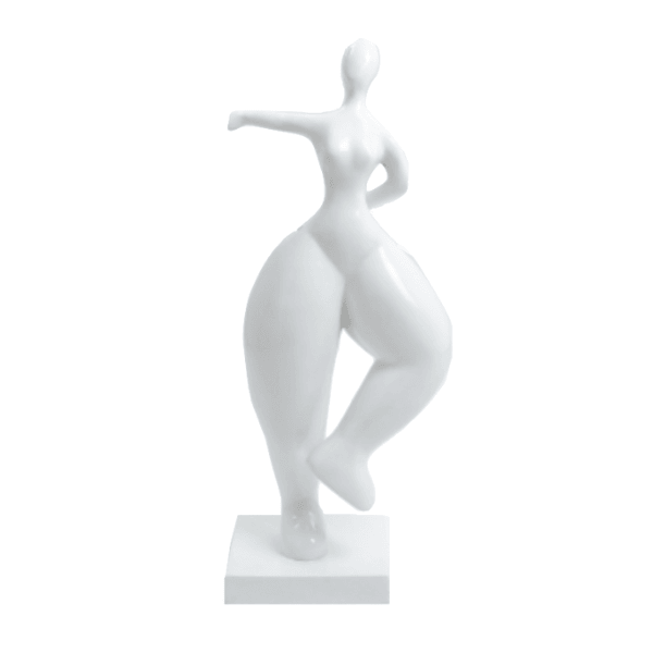 Statue Femme Nana Oeuvre Resine - 135cm - Blanc - ANIMAUX-RESINE.FR