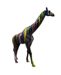 Statue Girafe Animaux Resine - 320cm - Multi Coulure Noir - ANIMAUX-RESINE.FR