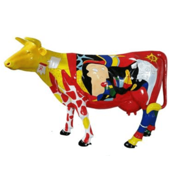 Statue Vache Animaux Resine - 225cm - Picasso - ANIMAUX-RESINE.FR